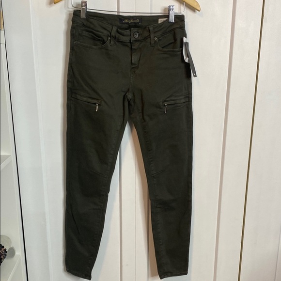 Mavi | Karlina mid rise skinny - Green military Twill Jean pant - 28 NWTs - Picture 1 of 7